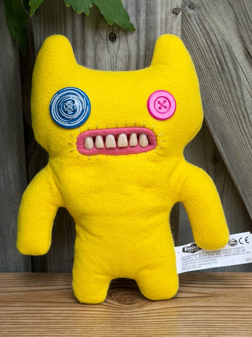 Fuggler Indecisive Monster Yellow Funny Ugly Monster Spin Master Plush